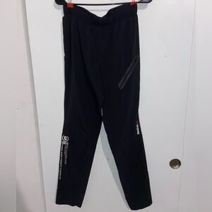 Reebok Black Athletic Wicking Running Pants